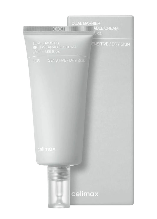 celimax Dual Barrier Skin Wearable Cream – Long-Lasting Moisturizing Face Cream with Ceramides & Hyaluronic Acid | Hydrating, Soothing, Repairing Day & Night Moisturizer – 50 ml