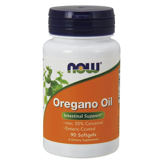 Now Foods Oregano Oil Enteric Coated Softgels 90 Capsules (Pack of 2)