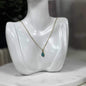 Mental wellbeing jewlery- Bioaesthetic healing - The Drop Necklace- Tiffany's blue