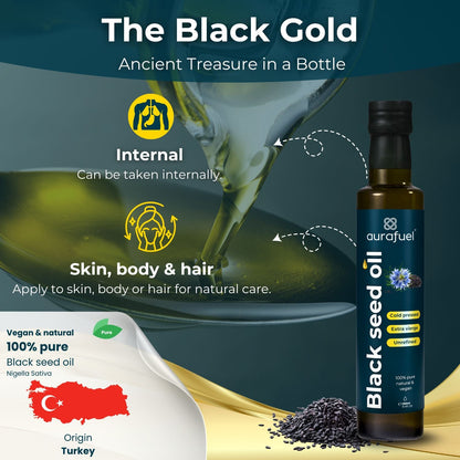 Black seed oil natural & pure