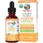 MaryRuth Organics USDA Organic Vitamin D Drops | Vitamin D3 Liquid | Sugar Free | Liquid Vitamin D Drops Immune Support for Infants & Toddlers | VIT D3 | Gluten Free | Non-GMO | 90-150 Servings