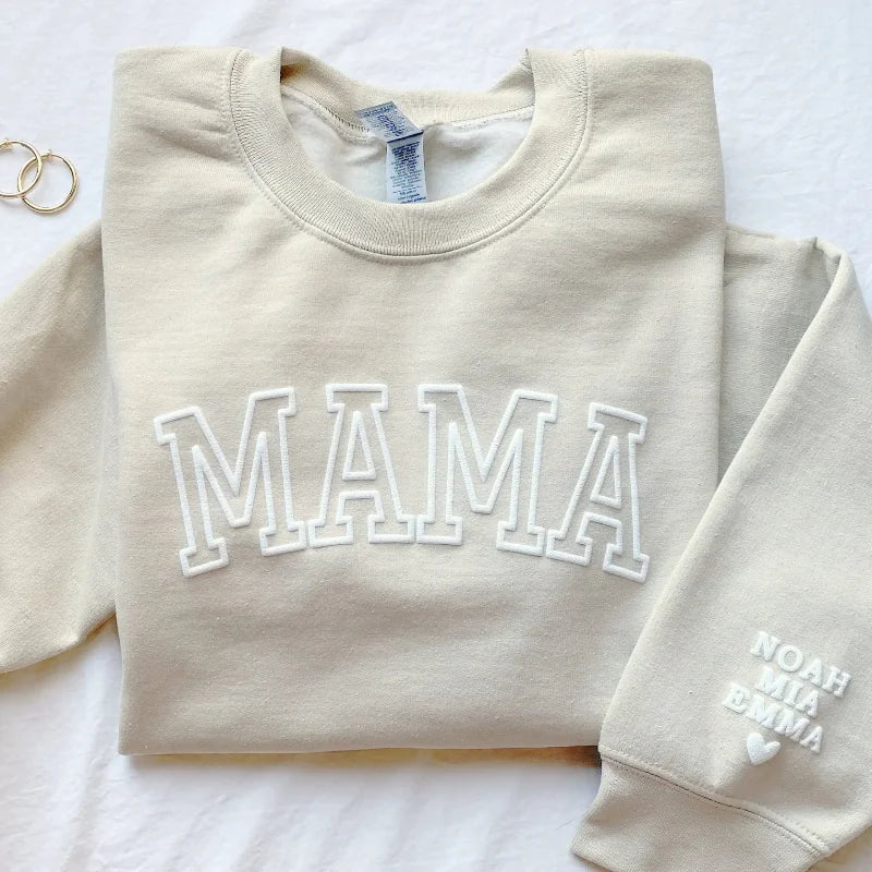 Cotton Printed Sweater MAMA
