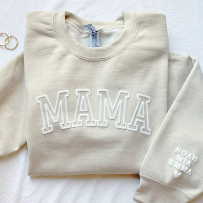 Cotton Printed Sweater MAMA