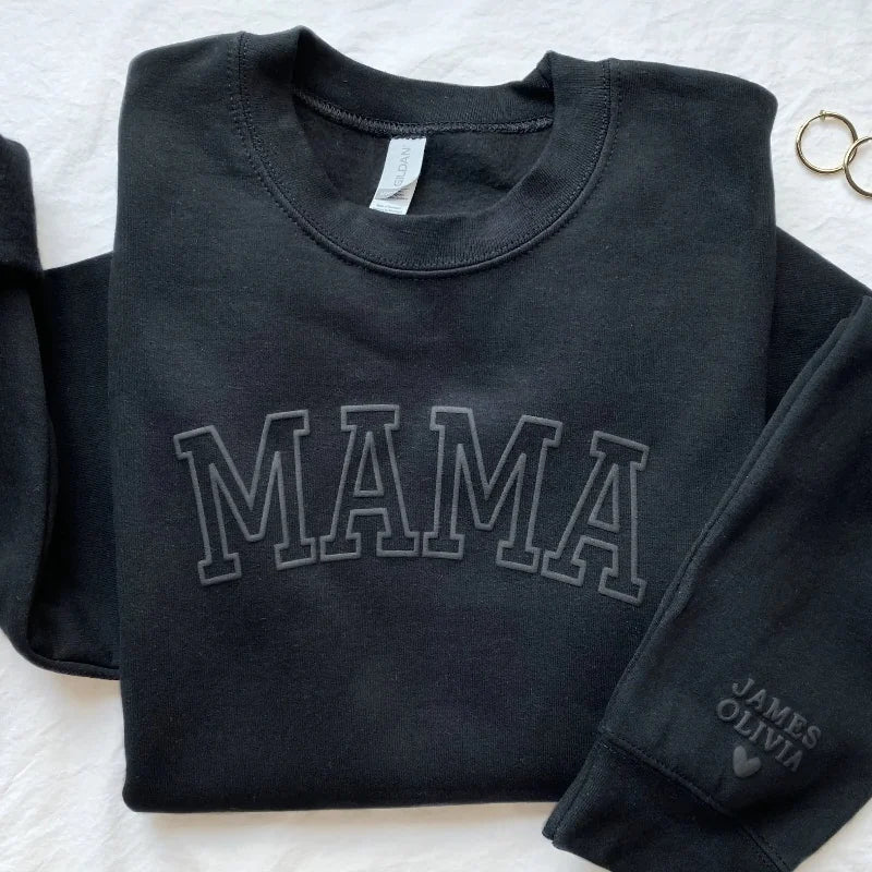 Cotton Printed Sweater MAMA