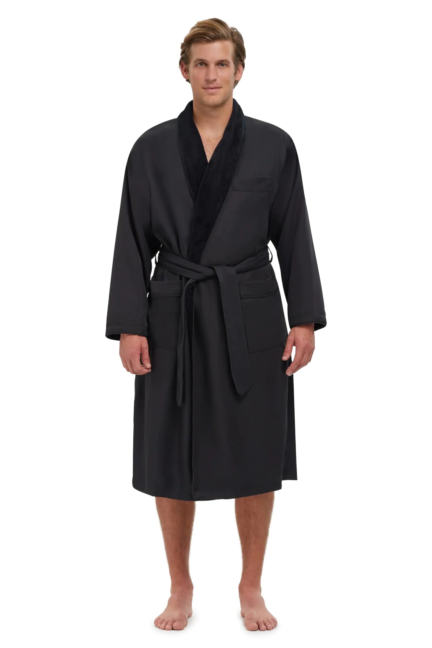 MONARCH Plush Lined Microfiber Bath Robe for Women or Men - Super Soft Durable Luxury Spa Resort & Hotel Bathrobe Generously Sized (Unisex) Cypress