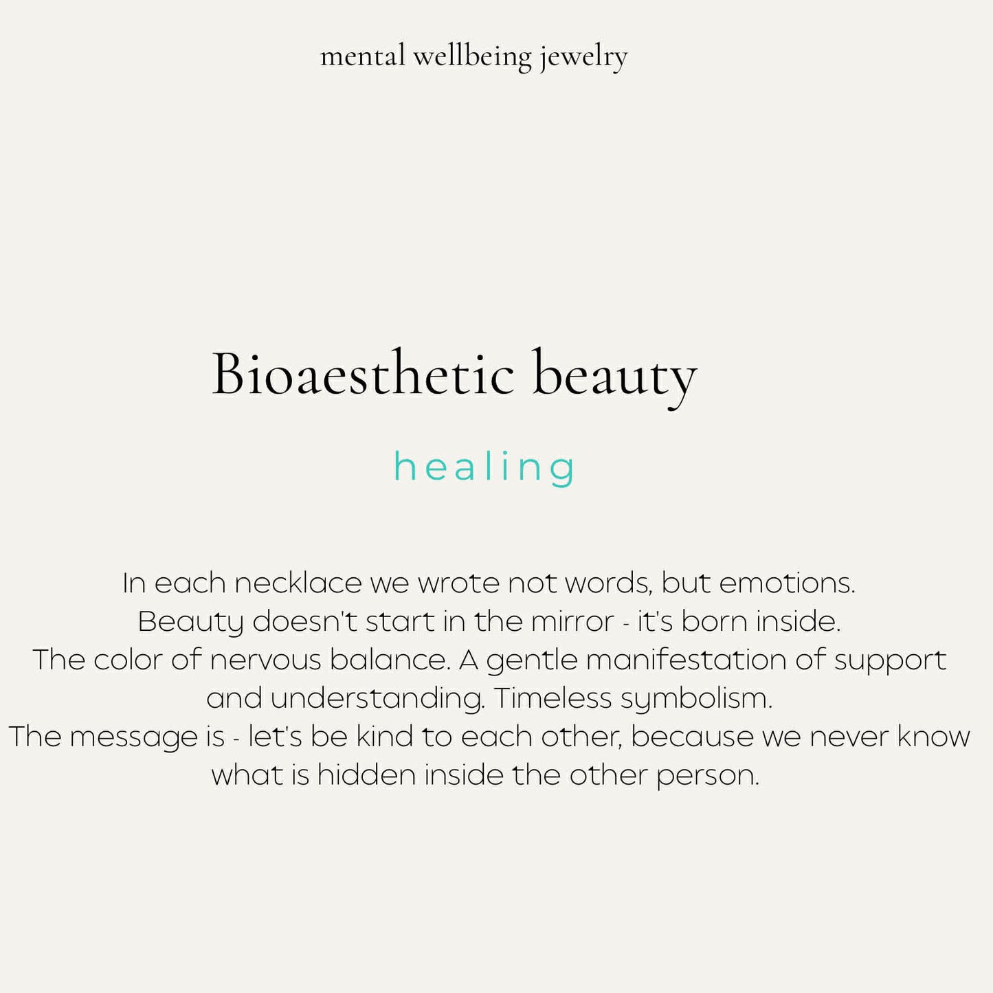 Mental wellbeing jewlery- Bioaesthetic healing - The Butterfly Necklace- Tiffany's blue