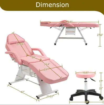 Metal Massage Salon Tattoo Chair